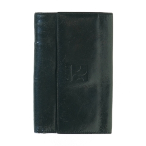 Sort læderpung fra Muti (str. 16 x, 10 cm)