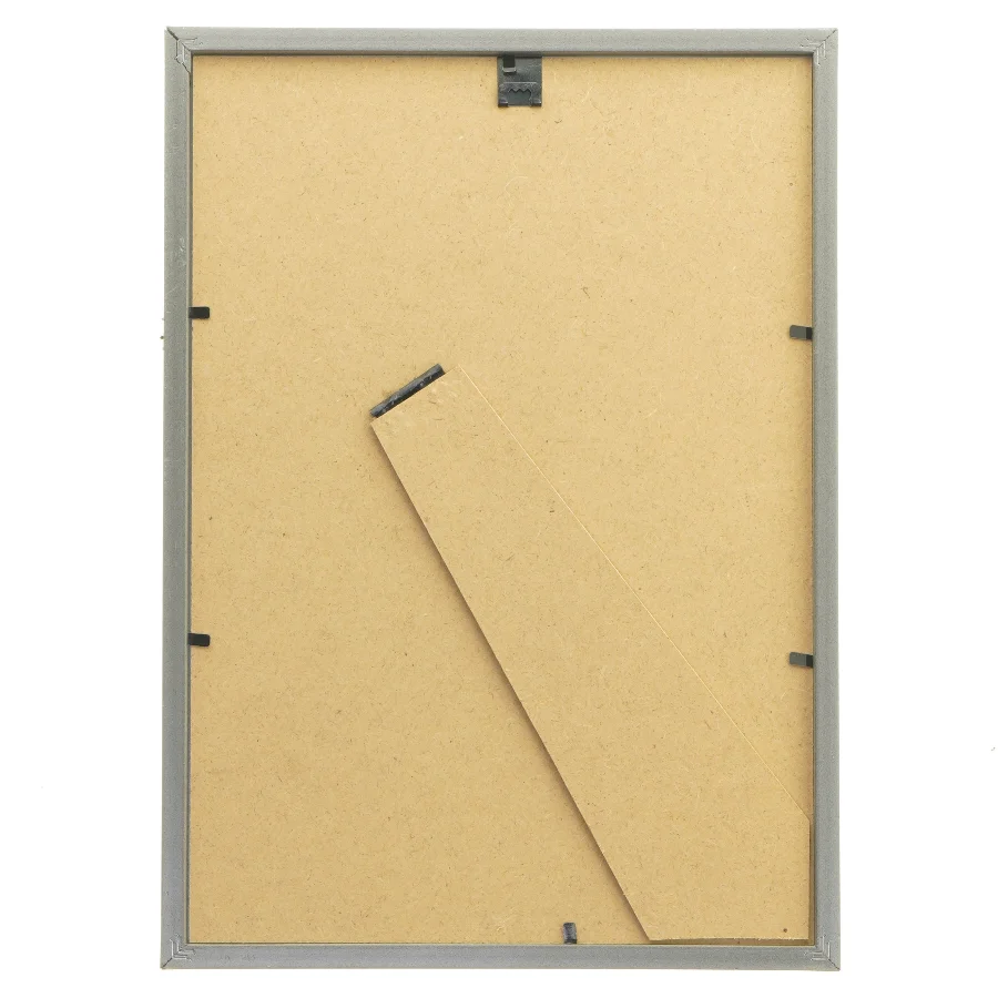 Indrammet plakat med blomsterdesign (str. 32x22,5 cm)