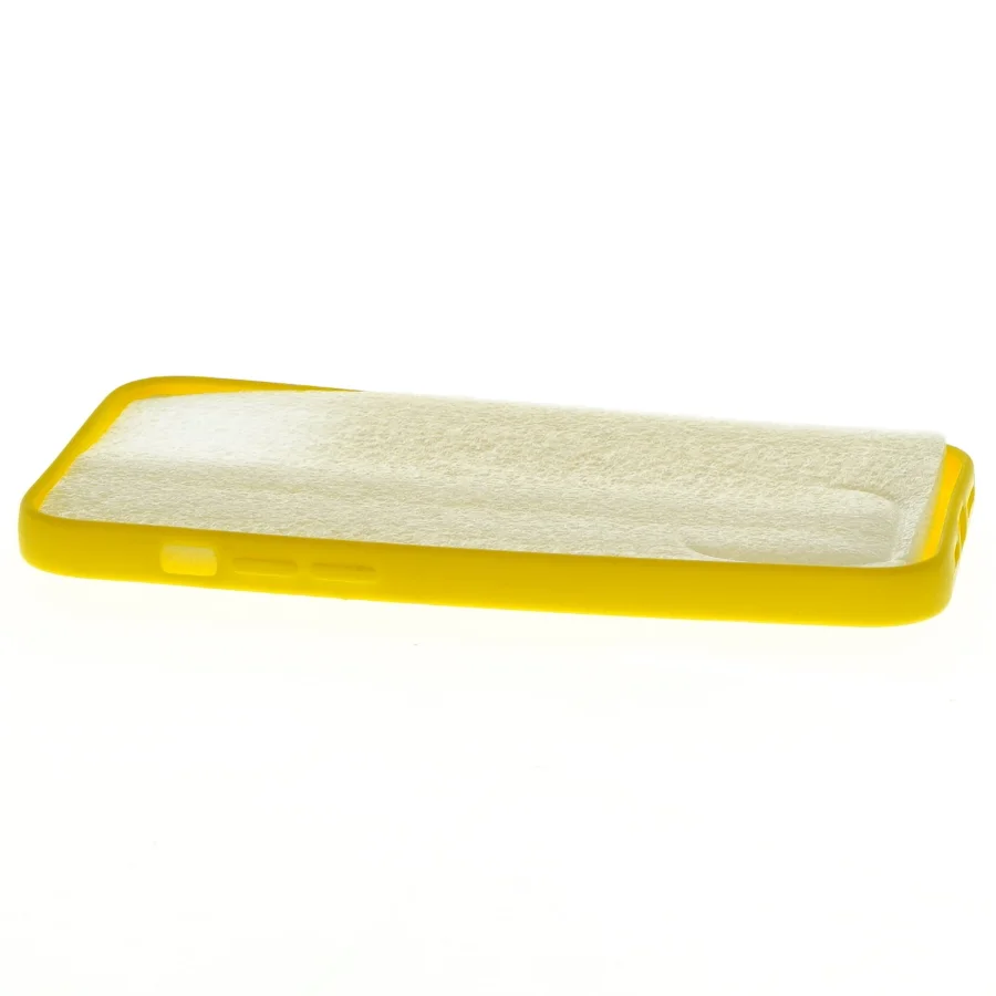 Gul mobiltelefoncover (str. 16 x 8 cm)