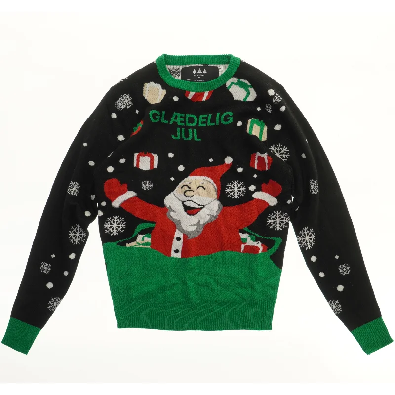 Juletrøje med julemandmotiv (str. XS)