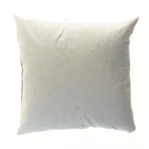 Kvadratisk hvid pude (str. 49x49 cm)