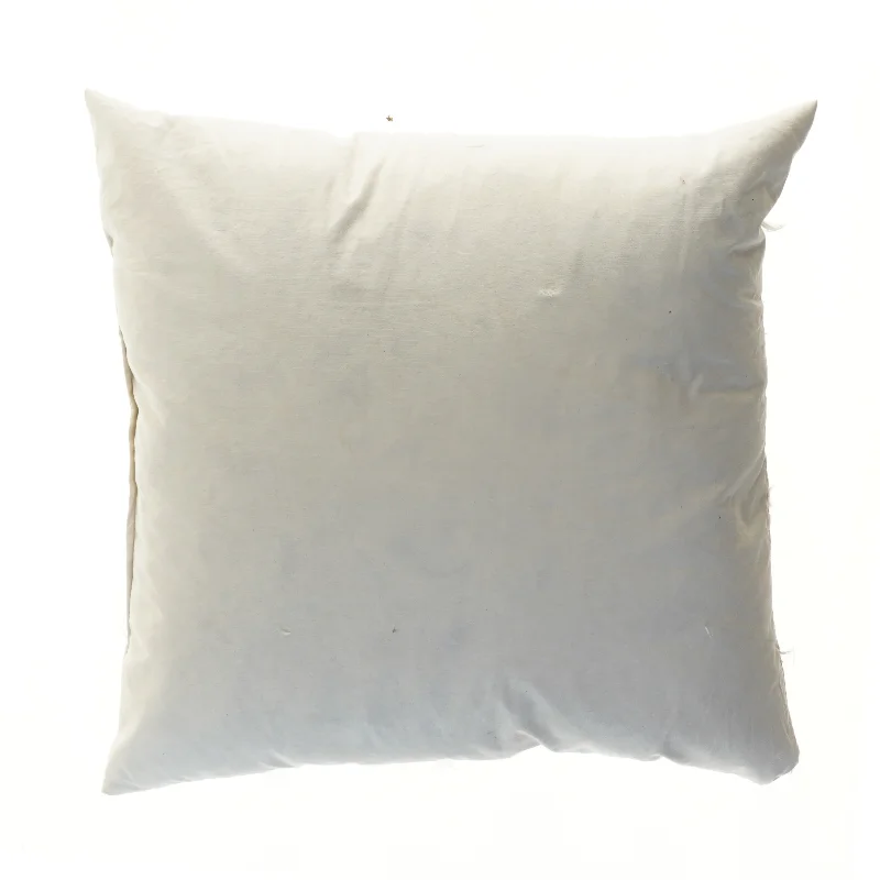 Kvadratisk hvid pude (str. 49x49 cm)