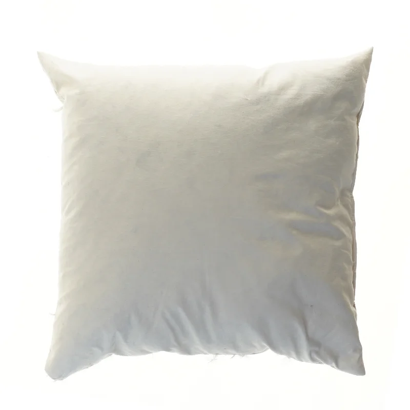 Kvadratisk hvid pude (str. 49x49 cm)