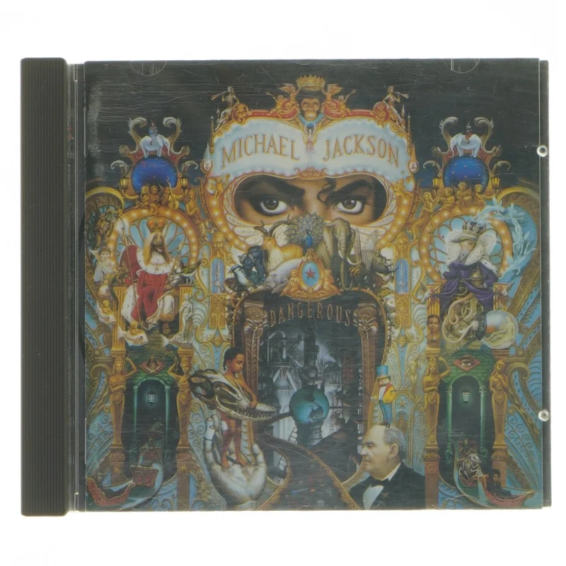 Michael Jackson Dangerous CD fra Epic (str. 12,5x14 cm)