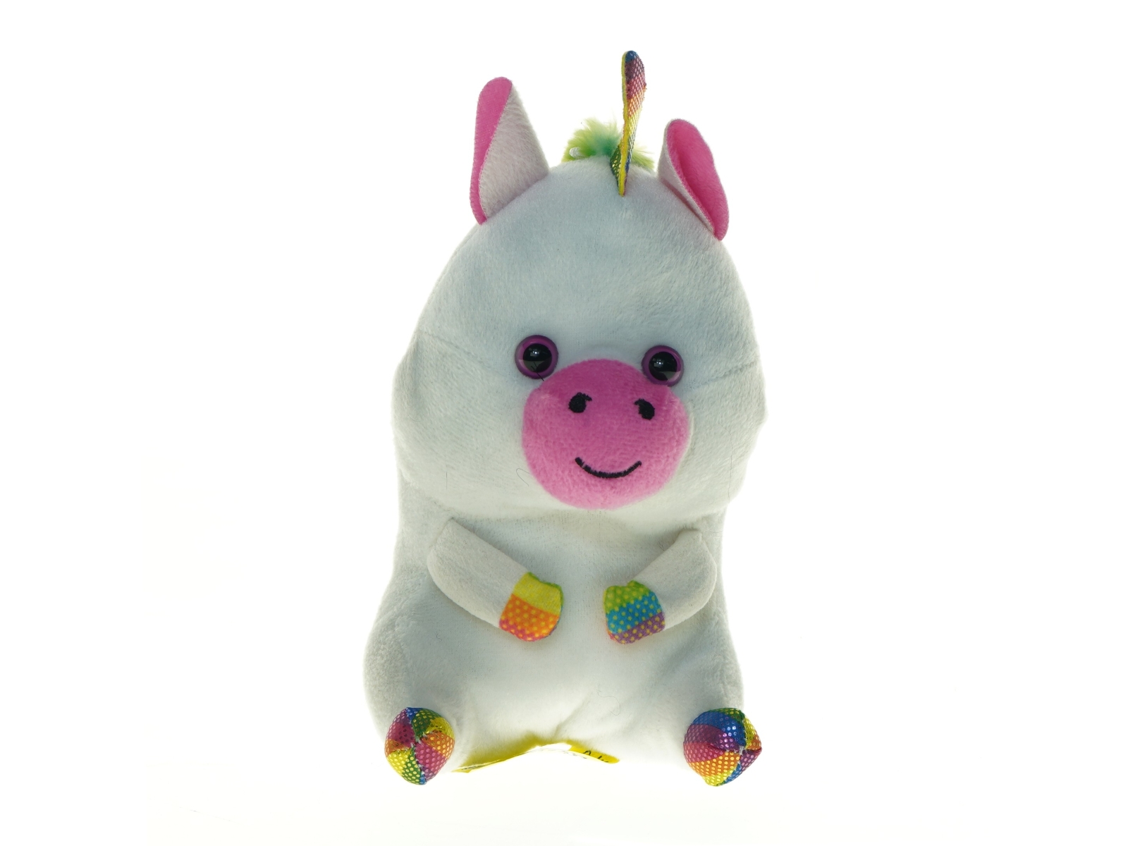 Enhjørning bamse (str. 21 x 15 cm)
