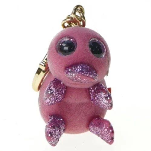 Nøglering med lille tøjdyr fra Ty (str. 5 cm)