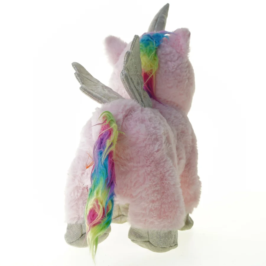 Unicorn bamse med bevægelse (str. 30 x 10 cm)