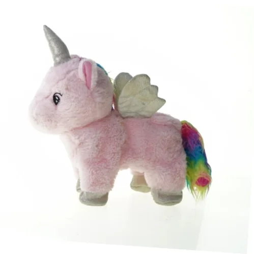 Unicorn bamse med bevægelse (str. 30 x 10 cm)
