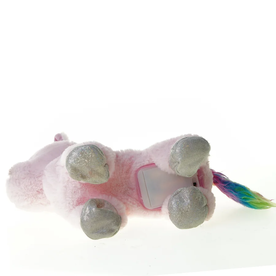 Unicorn bamse med bevægelse (str. 30 x 10 cm)