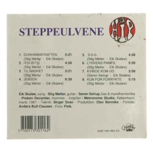 CD: Steppeulvene - HIP (str. 12,5x14 cm)