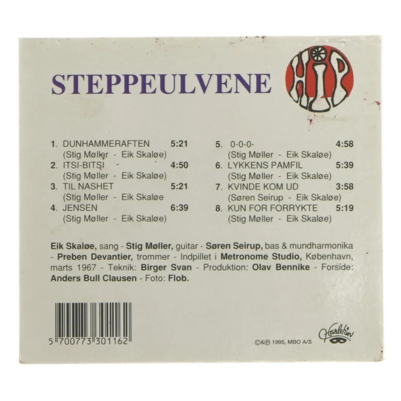 CD: Steppeulvene - HIP (str. 12,5x14 cm)
