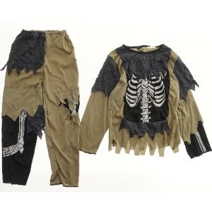 Skelet udklædningssæt fra Rio (str. 158)