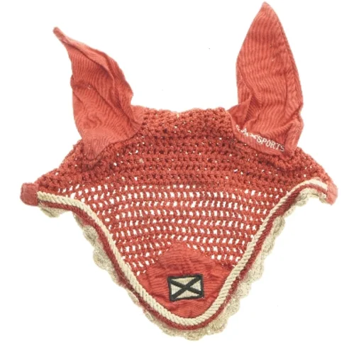 Rød hesteflyvehue fra Scapa Sports (str. 35x27 cm)