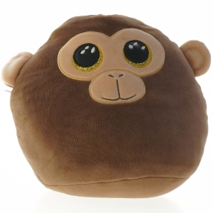 Pude med abemotiv fra Ty (str. 20x20 cm)