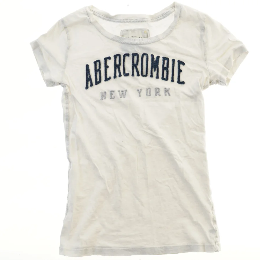 T-shirt med print fra Abercrombie (str. S)