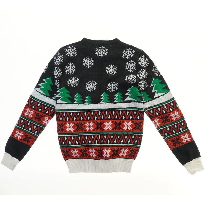 Julesweater med julemand og snefnug (str. 164)