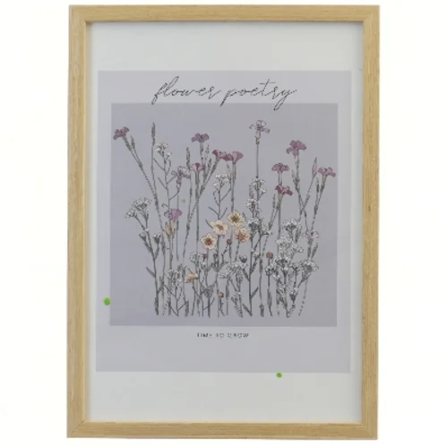 Billedramme med blomstermotiver fra Jysk (str. 32x23 cm)