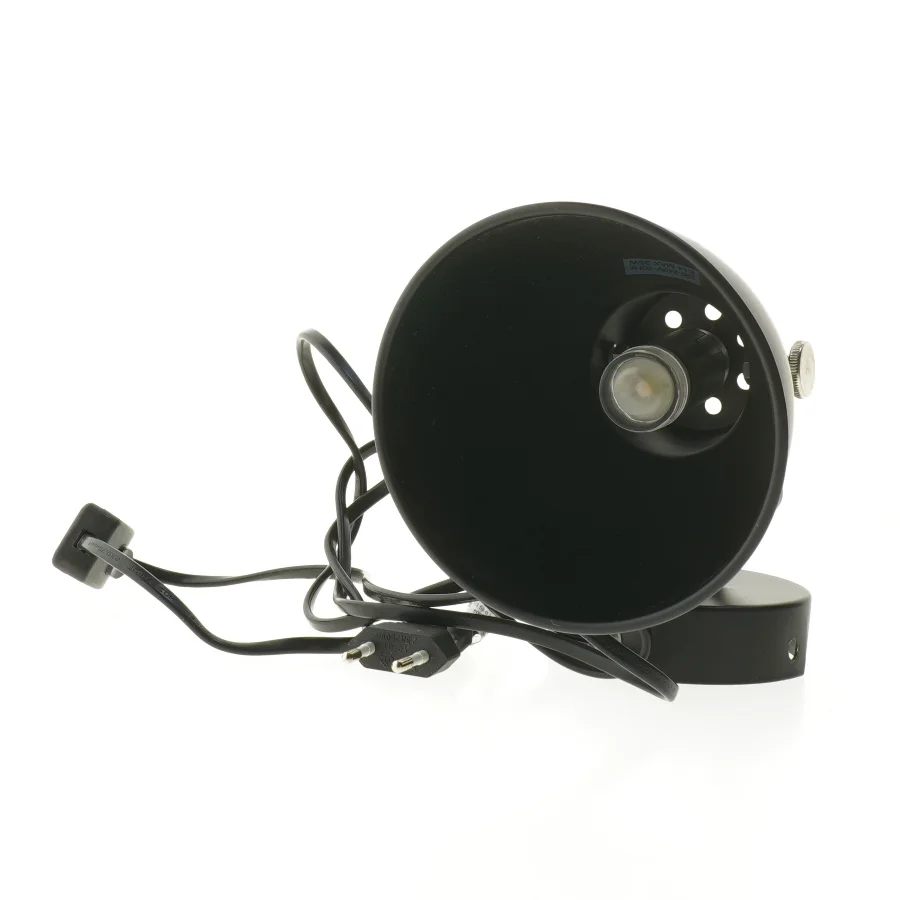 Sort spotlampe (str. 22 cm)