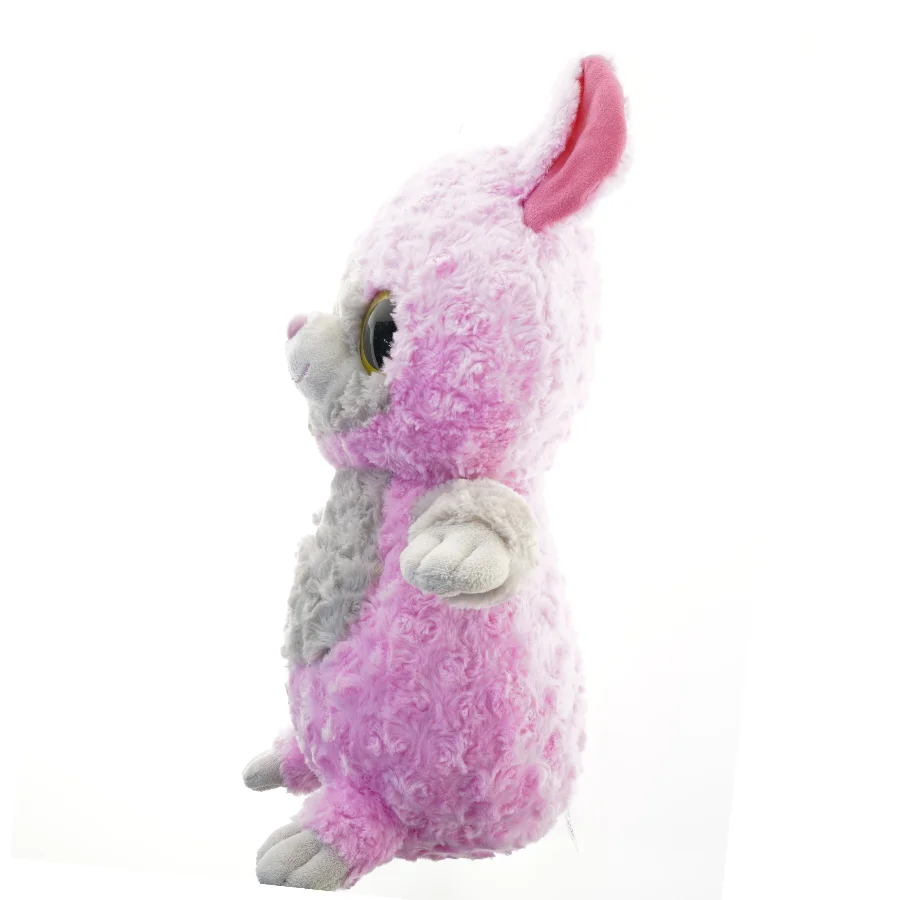 Lyserødt tøjdyr kat (str. 47 cm)