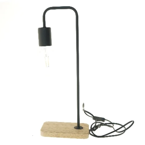 Bordlampe med træfod fra IKEA (str. 46x12x18 cm)