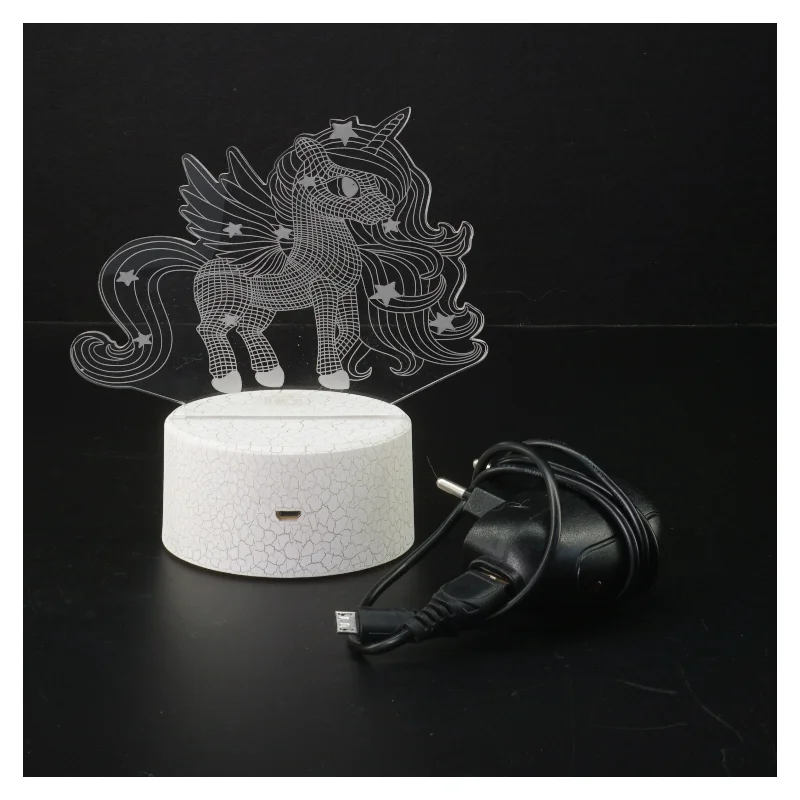 Unicorn LED bordlampe (str. H. 15 cm)