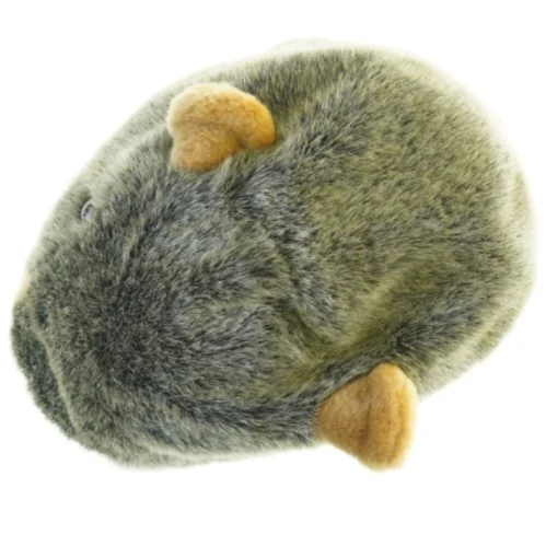 Bamsehue med gnaverdesign (str. O 20 cm)