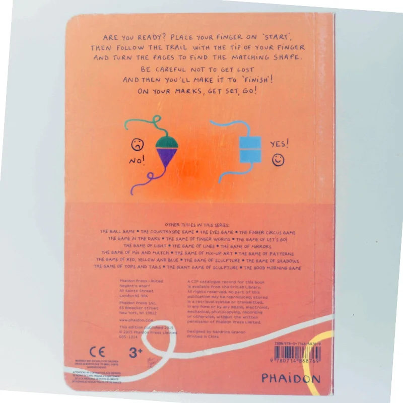 The trail game af Hervé Tullet (Bog)