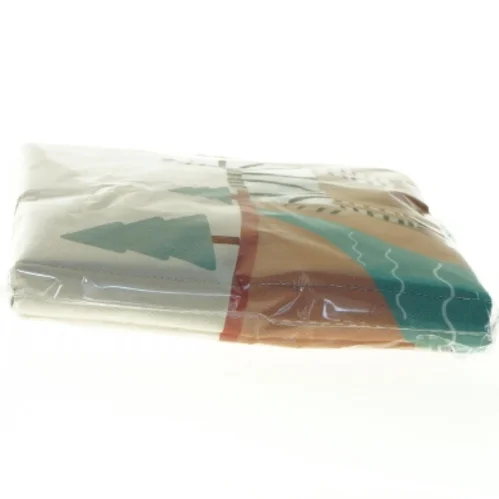 Bomuldsstof med dyre- og naturmotiv fra Søstrene Grene (str. 14 x, 15 cm)