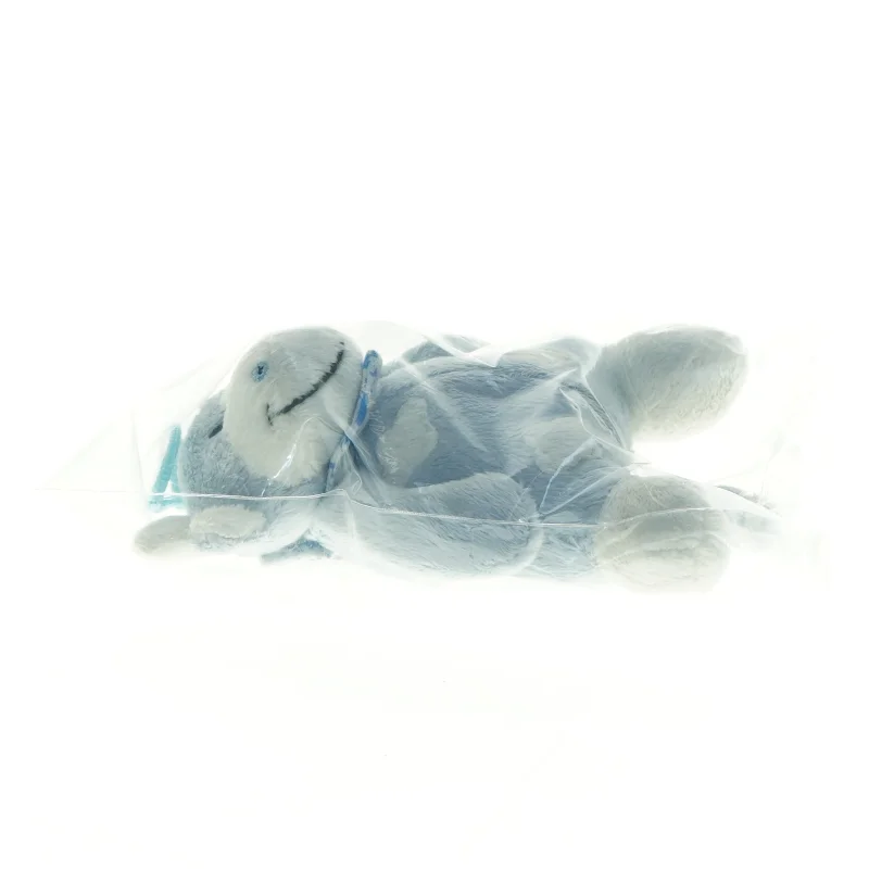 Blå bamse fra Bamse Gaarden (str. 14 x, 9 cm)