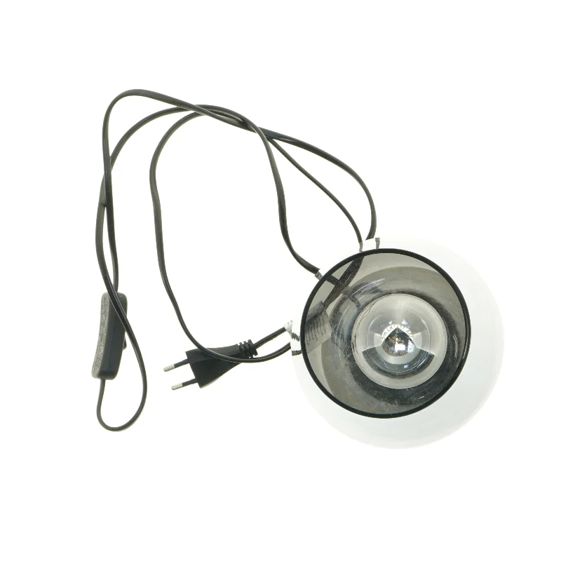 Bordlampe med marmor base fra Søstrene Grene (str. 23 x 14 cm)