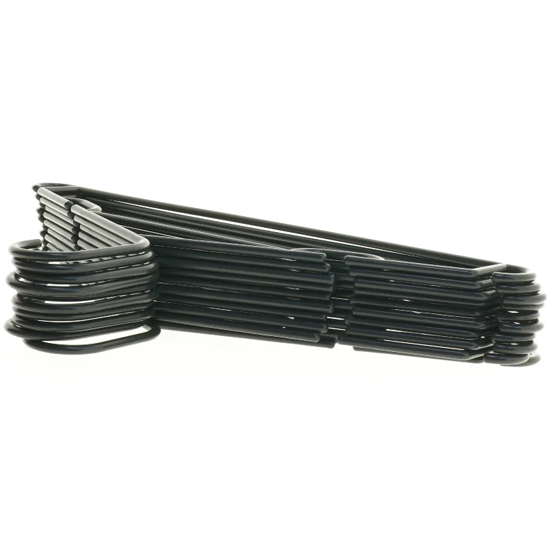 Sorte plastikbøjler (str. 42 x 20 cm)