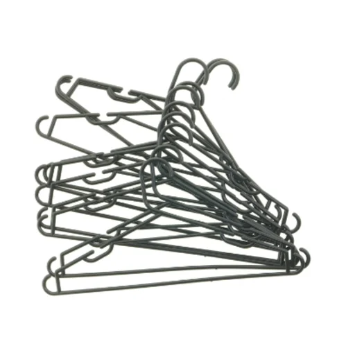 Sorte plastikbøjler (str. 42 x 20 cm)