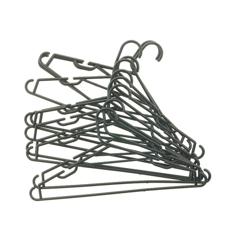 Sorte plastikbøjler (str. 42 x 20 cm)