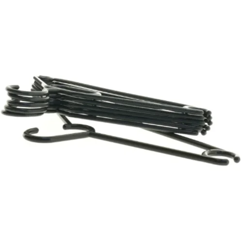 Sorte plastikbøjler (str. 40 x 21 cm)