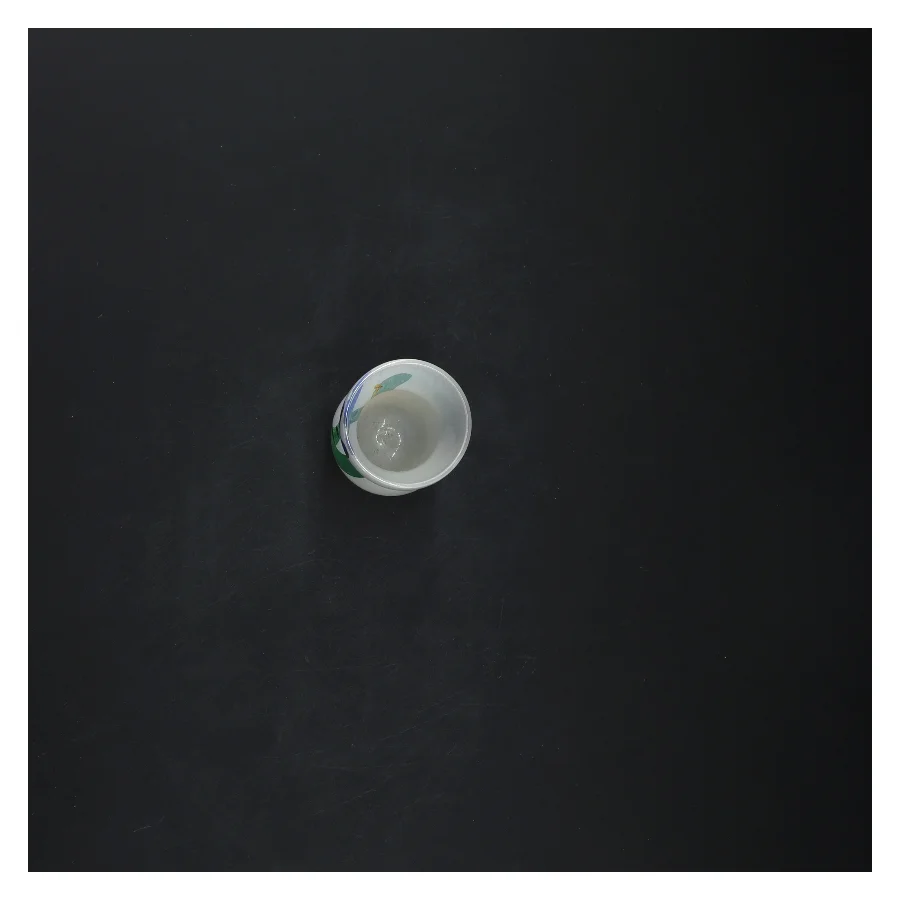 Kosta Boda vase med blomstermotiv (str. 12 cm) fra Kosta Boda