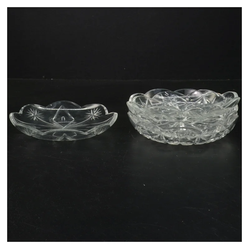 Glas asietter (str. 4 stk Ø 14 cm)