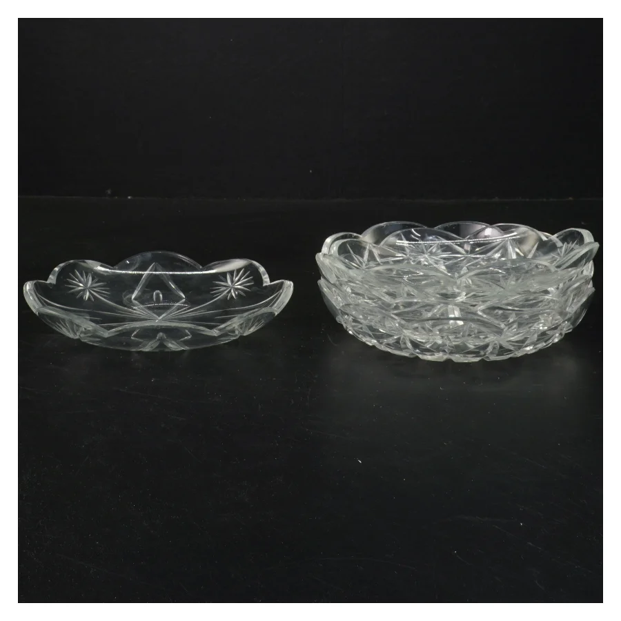 Glas asietter (str. 4 stk Ø 14 cm)