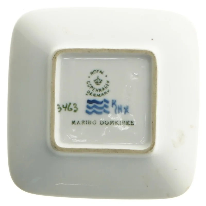 Royal Copenhagen porcelæn negletallerken fra Royal Copenhagen (str. 10,5x10,5 cm)