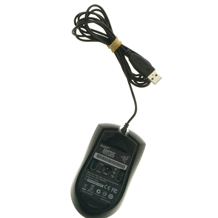 Sort Abyssus-mus fra Razer (Gamermus)