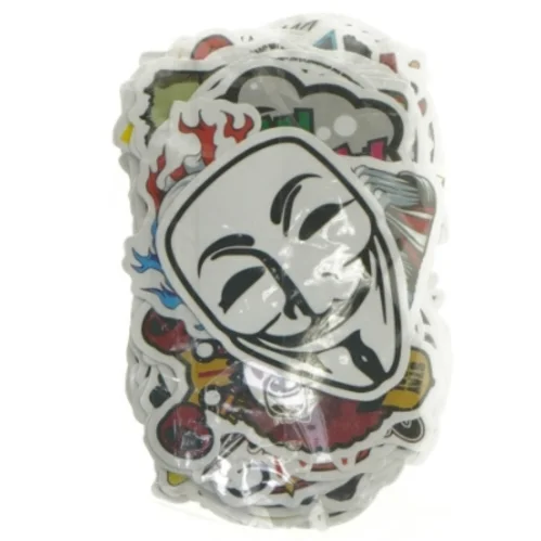 Stickerpakke i forskellige designs