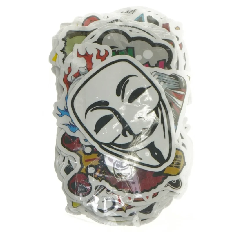 Stickerpakke i forskellige designs