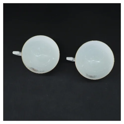 Par te kopper med blomsterdesign fra Bavaria (str. Ø 8,5 cm)