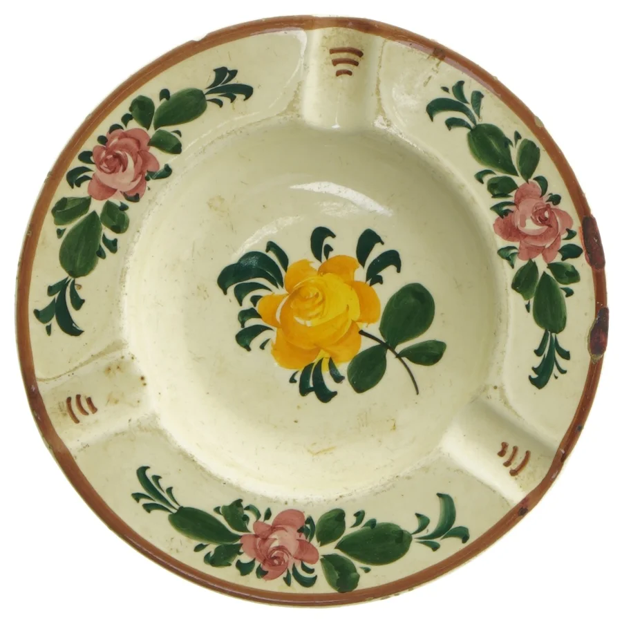 Askebæger med blomstermønster (str. Ø 16 cm)