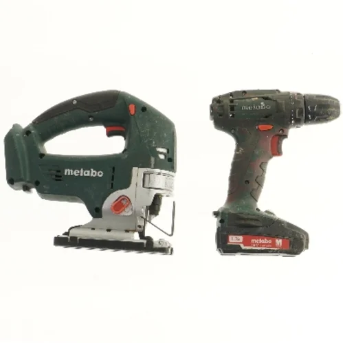 Metabo stiksav og skruemaskine sæt fra Metabo (str. 23x22 cm)