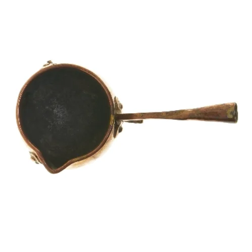 Kobberkande med lang tud (str. Ø 11 cm 26 cm)