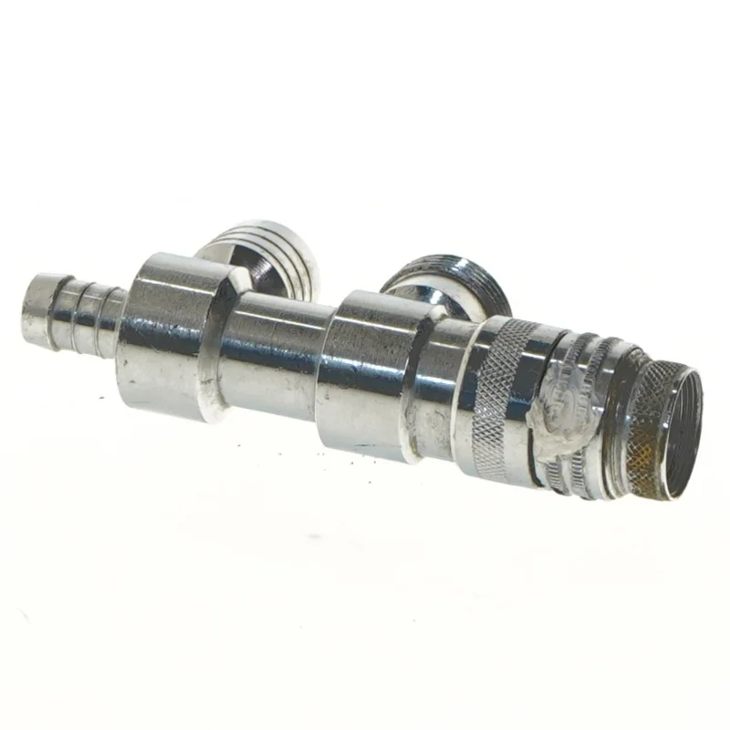 Metalventil med koblinger (str. 13 cm)