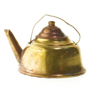 Kobber te potte (str. 6,5 cm)