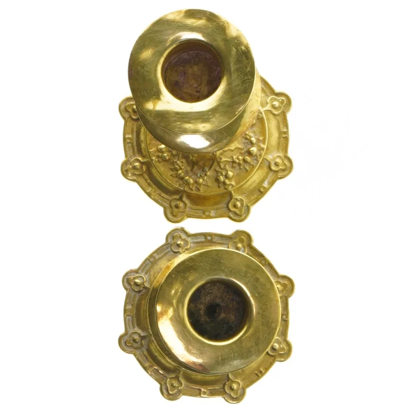 Guldlysestager, sæt af 16 cm (str. 16 cm)