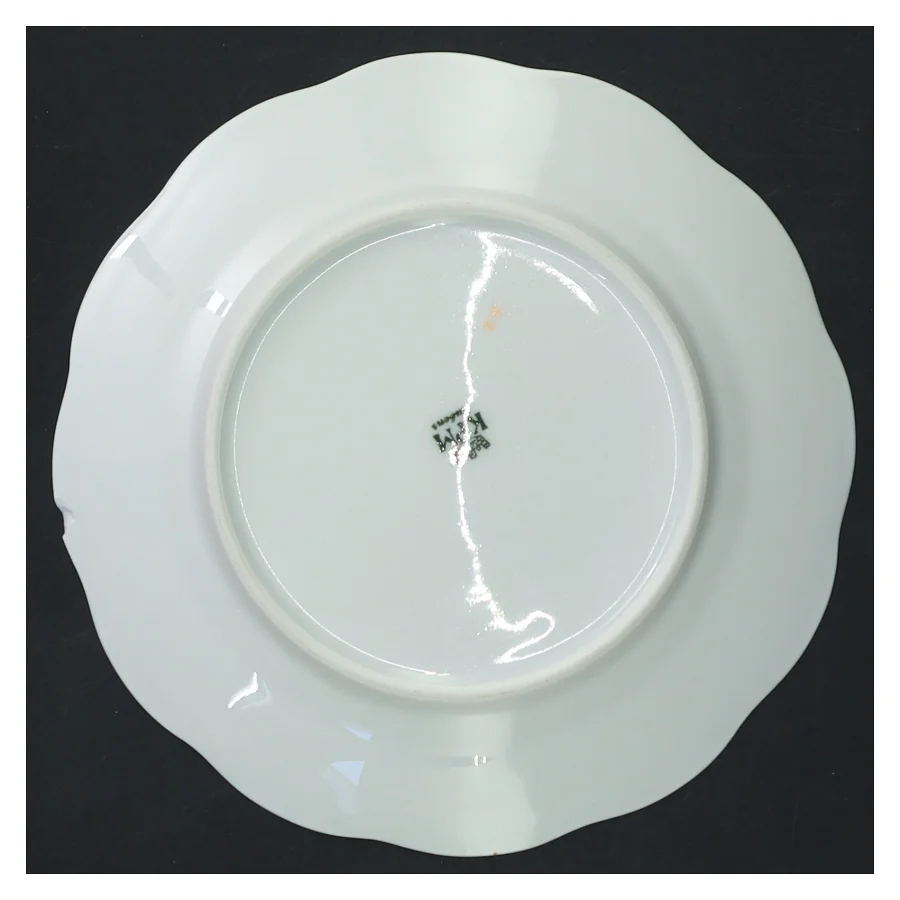 Porcelænstallerken fra KPM (str. Ø 15,5 cm)