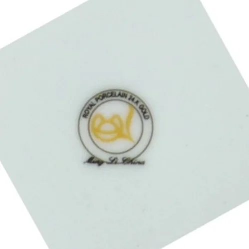 Tallerkener og fad fra Royal Porcelæn 24 K Guld (str. Blandet)